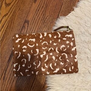 Leopard Print Clutch